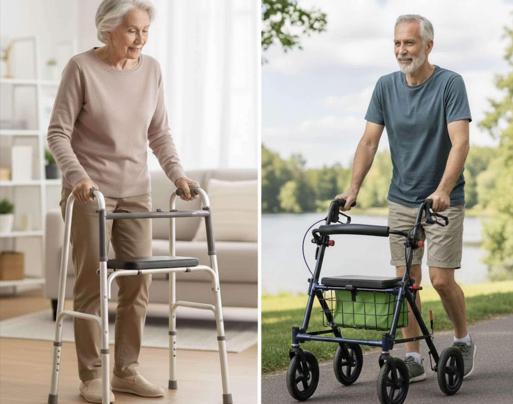 Walkers vs. Rollators: Understanding the Difference and Choosing the Right Mobility Aid